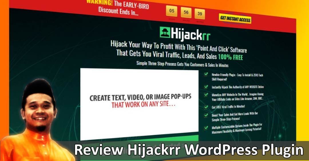 Review Hijackrr – WordPress Plugin Untuk Tarik Trafik, Leads dan Jualan