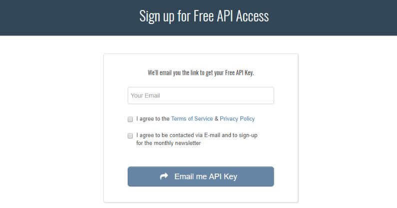 Keywords Everywhere - Get API Key